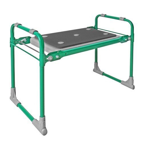 Скамейка садовая с мягким сиденьем зеленая (СКМ)