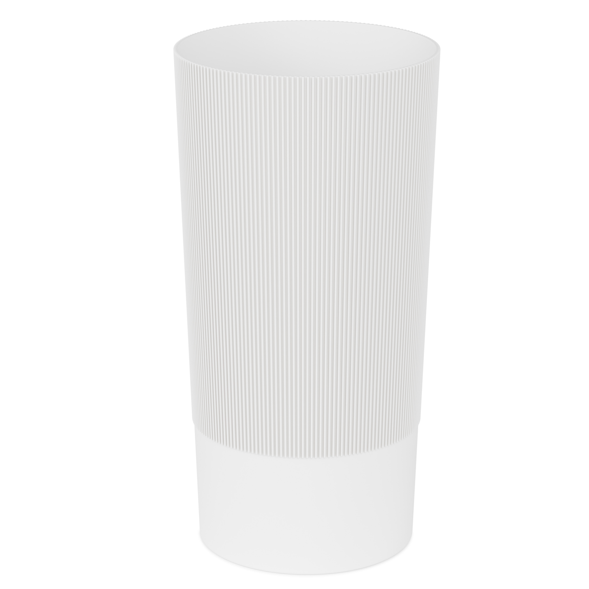Ваза под срезку Версаль 9,85л Д20см В40см белый М8967 (Альтерн)(8шт)