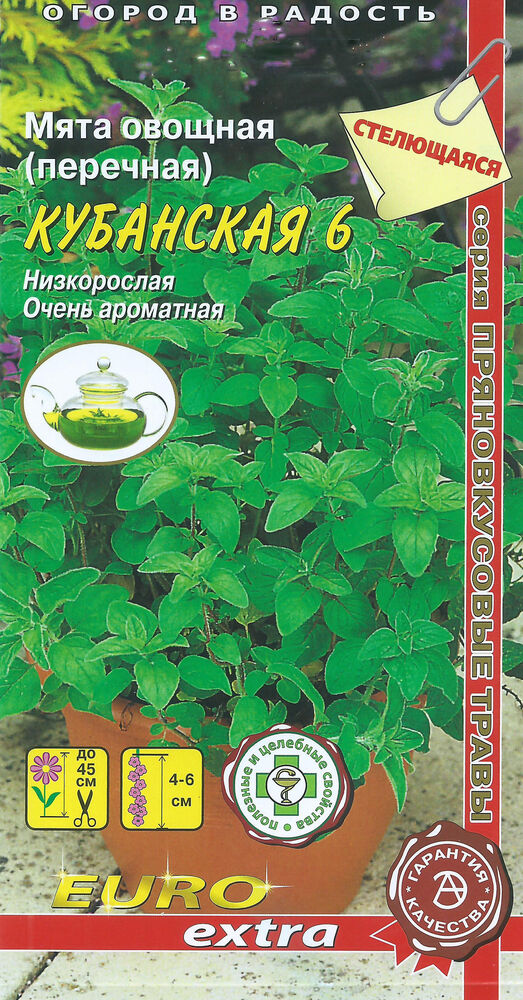 Мята Кубанская 6 перечная 0,05г (Аэлита Экстра)