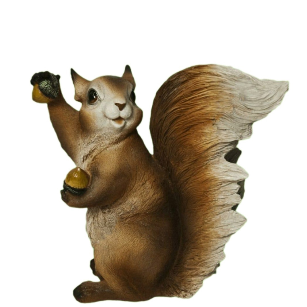 Садовая фигура Белка соня с желудями 12631 (28*27см) (М) 