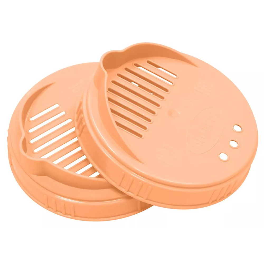 Крышка сливная винтовая 82мм персиковая Д1031 1шт (Интерм)