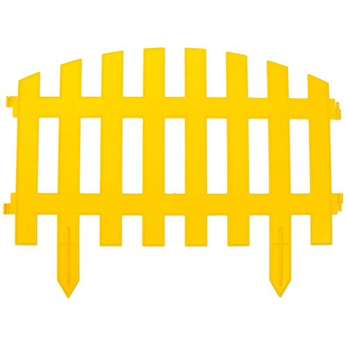 Забор декоративный №2 желтый (ПолимерСад)(20шт)