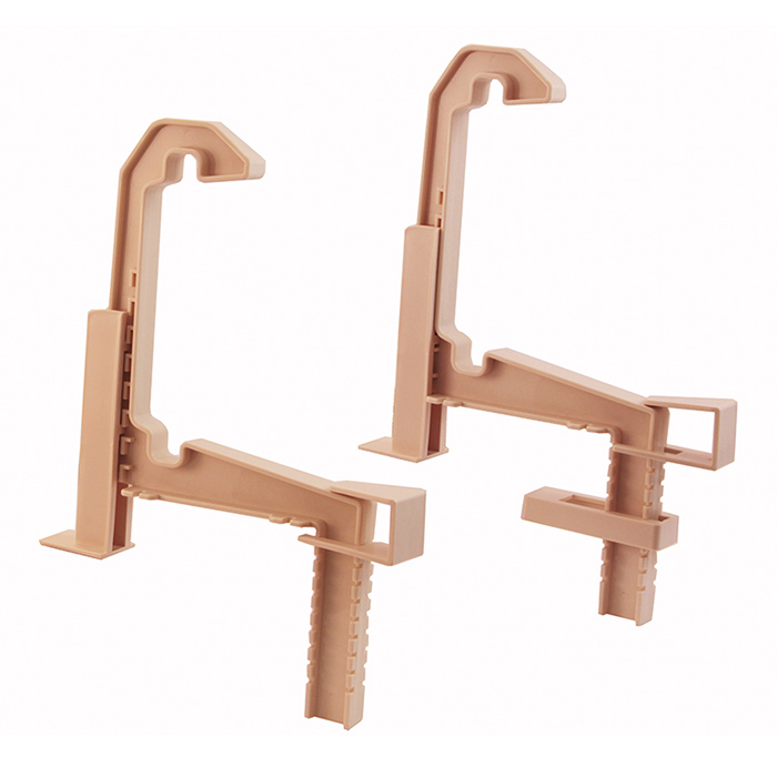 Крепление для балконных ящиков (2шт) Белая глина 3229 (М-пласт)(8шт) 