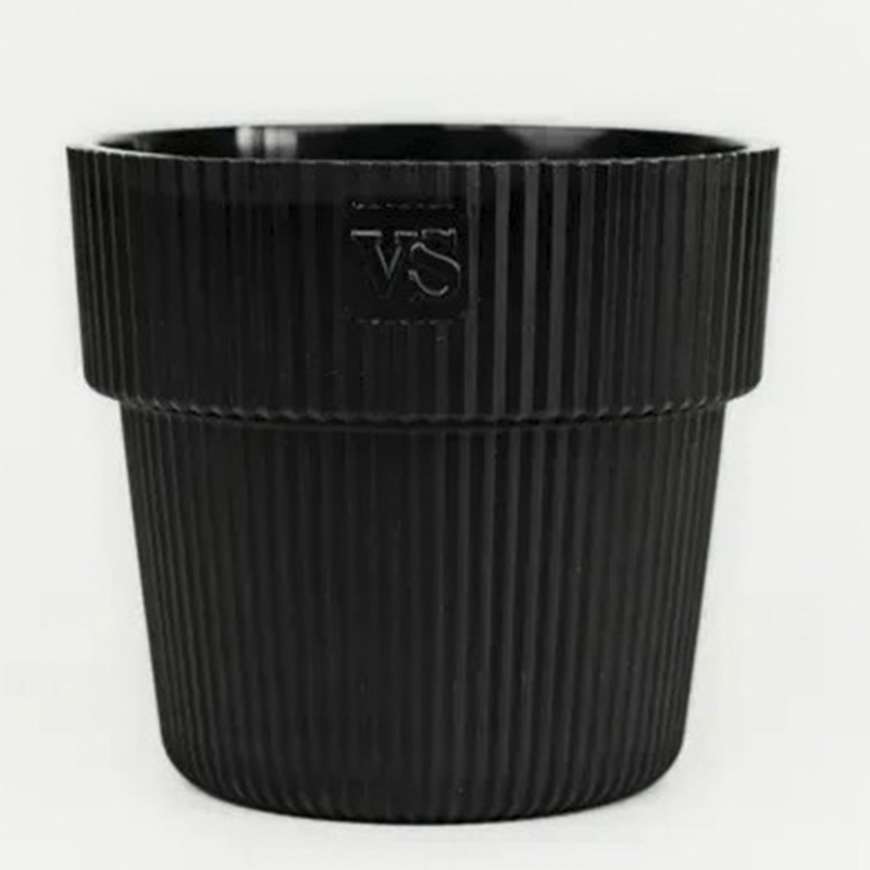 Алемар 2,4л черный с дренажной системой (Крассула)(17шт)