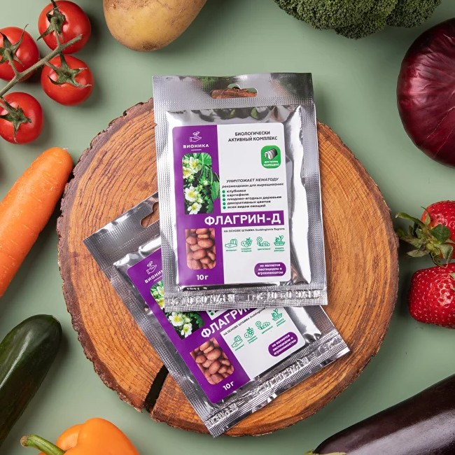 Нематодин (Флагрин Д) 100г против нематоды (Бионика)(54шт)