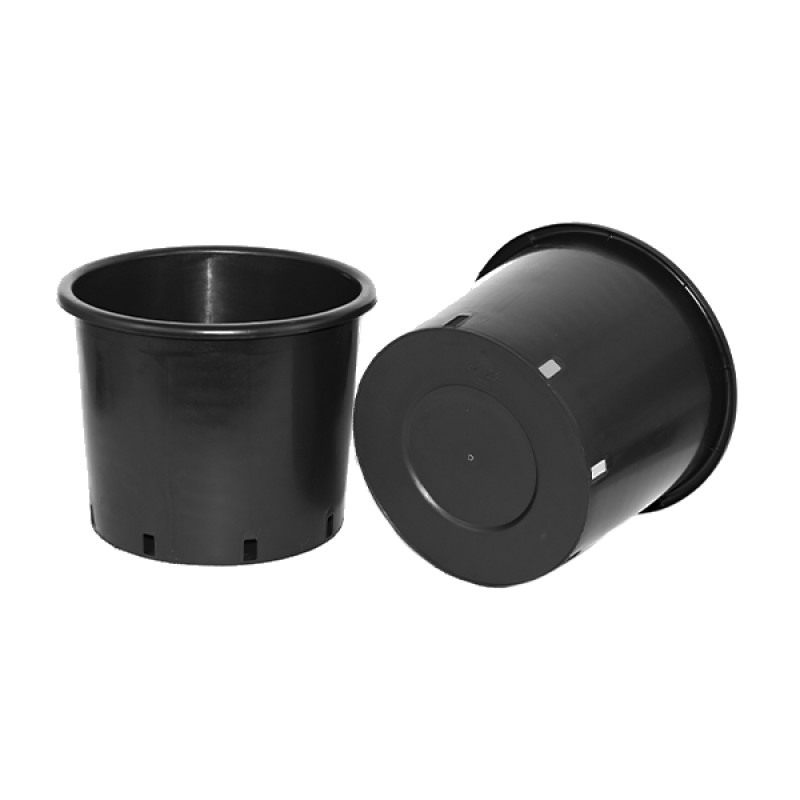 Горшок 21л Д32 В28 ЛИТОЙ УТОЛЩЕННЫЙ С БОРТОМ КР (Амина)(100шт) 