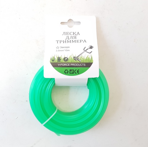 Леска SBLVB-7 для тримера звезда 3,5мм*15м (Сиб Сад)(192шт)