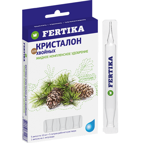 Фертика Кристалон для Хвойных, ЖКУ, 5*10мл (24)