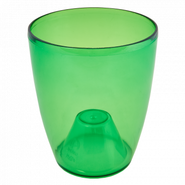 Орхидея 12*14см зеленый прозрачный (Алеана)