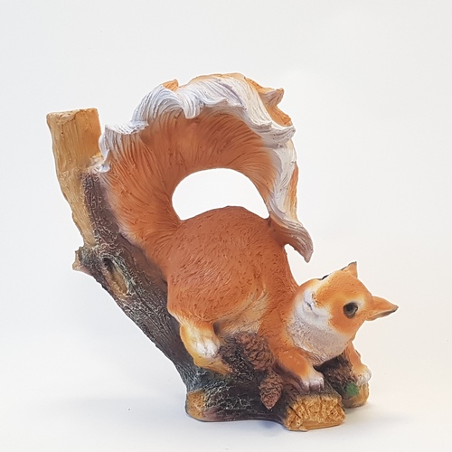 Садовая фигура Белка на коряге с шишками 32*30(АгроФор)