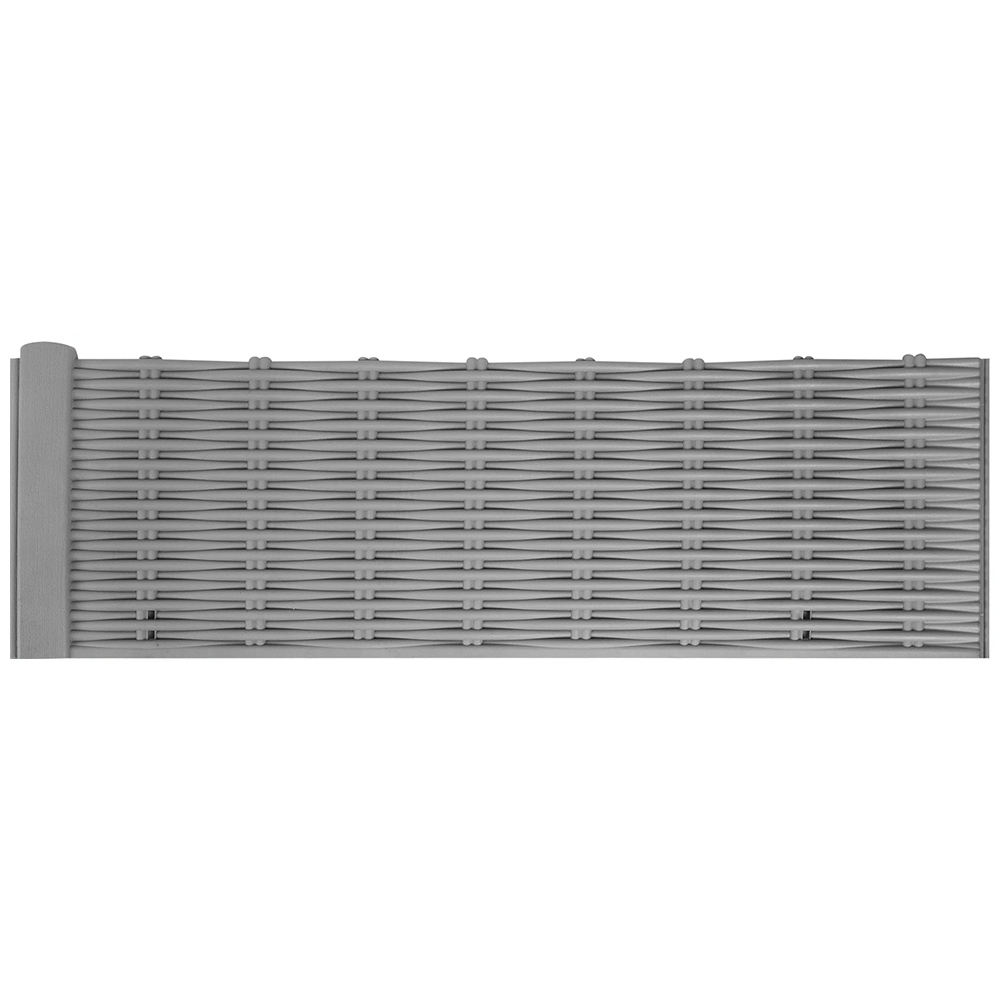 Забор декоративный Лоза серый 2,4м (4секции) В18см (Мастер Сад)(12шт)