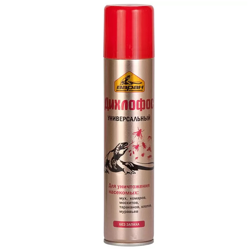 Аэрозоль 180мл Дихлофос Варан универ без запаха(24шт)(Сибиар)