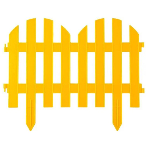 Забор декоративный №4 желтый (ПолимерСад)(20шт)