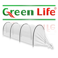 Парник GreenLife 3,5м ширина 100см,высота 90см 4 дуги (укрывной) (ВС)