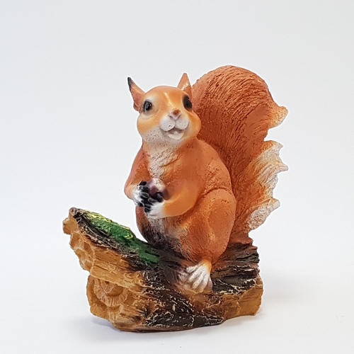Садовая фигура Белка на ветке с орешком 35см (АгроФор)