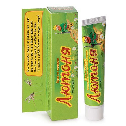 Лютоня крем от комаров 50гр (Ваше Хоз)(60шт)