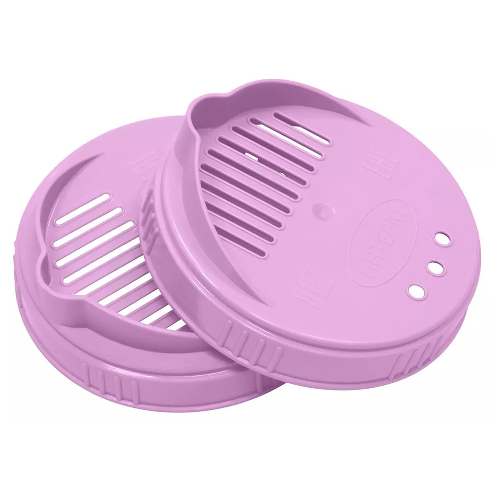 Крышка сливная винтовая 82мм фиалковая Д1030 1шт (Интерм)