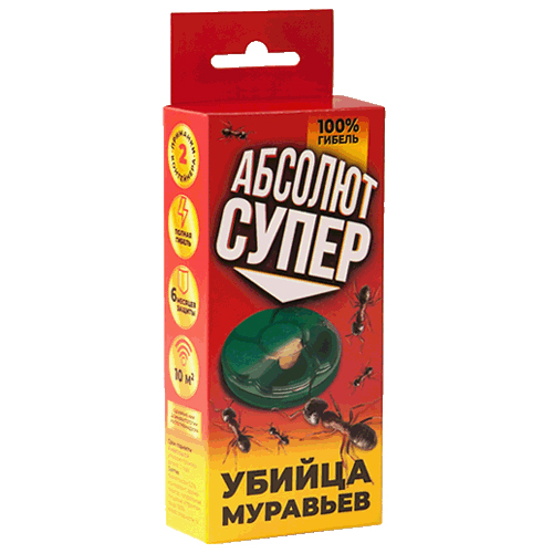 Абсолют Супер 2 диска приманка от муравьев (Гарант)(42шт)