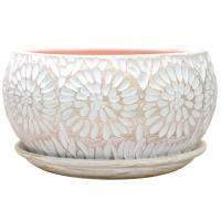 Астра плошка 27-123 бел/жемч 18см(СА)