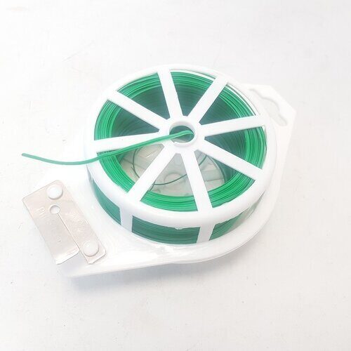 Подвязка SBWX-16 на катушке с ножом 100м (Сиб Сад)(63шт)