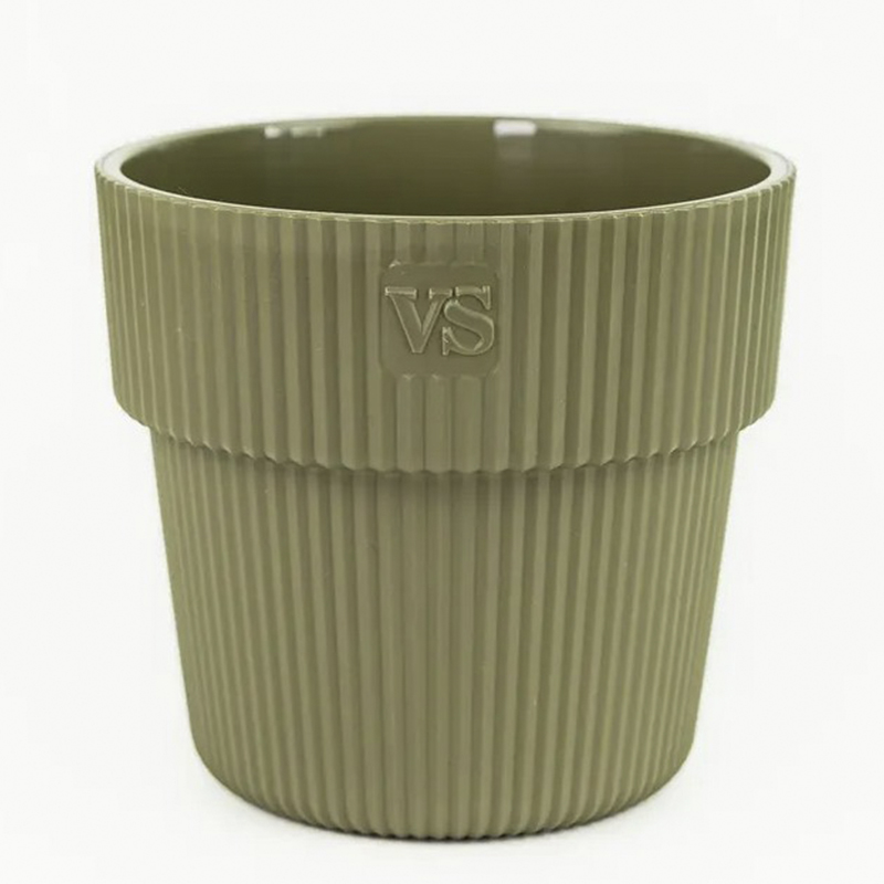 Алемар 2,4л оливка с дренажной системой (Крассула)(17шт)