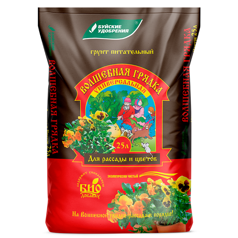 Грунт 25л Универсальный Волшебная грядка (БХЗ)(60шт)