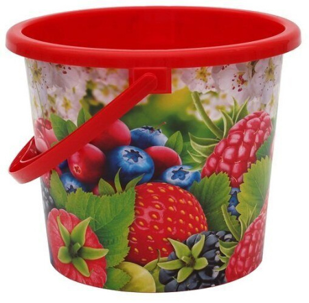 Ведро 10л пласт Ягоды (ВМС)(10шт) 